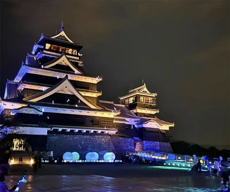秋のくまもとお城まつり「夜火夜火 流るる燈」