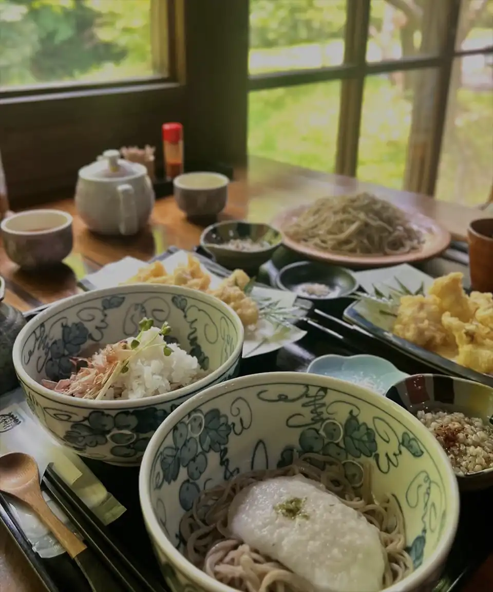 熊本市から日帰り旅：南小国「鬼笑庵」の手打ちそばを味わう