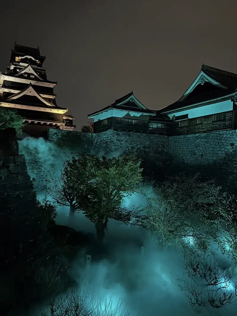 秋のくまもとお城まつり「夜火夜火 流るる燈」